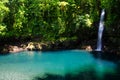 Mesmerizing shot of Afu Aau waterfall in Samoa Royalty Free Stock Photo