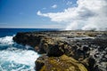 Mesmerizing shot of Alofaaga Blowholes in Samoa Royalty Free Stock Photo