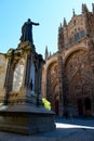 A mesmerizing shot of a faÃÂ§ade of the Salamanca Cathedral in Spain