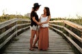 Mesmerizing shot of a lovely pregnant couple - lesbian family concept