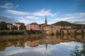 Mesmerizing shot of a Saint-Antonin-Noble-Val in the Tarn, France