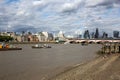 Mesmerizing shot of St. Paul's Cathedral and Millenium Bridge in London