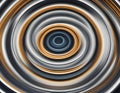 A mesmerizing, smooth, and innovative circular ripple pattern backdrop for the modern presenter, Royalty Free Stock Photo