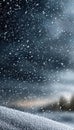 Mesmerizing Snow Shower Background with Dreamy Cold Patterns and Atmospheric Winter Wonderland Scene Royalty Free Stock Photo