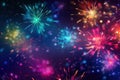 Mesmerizing Sparkler colorful newyear. Generate Ai Royalty Free Stock Photo