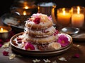 Stack of Phirni Delight Royalty Free Stock Photo