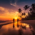 Mesmerizing Sunset at a Secluded Beach in Goa