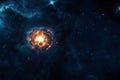 Supernova Explosion in Deep Space Royalty Free Stock Photo