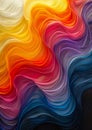 Mesmerizing Textile Symphony: A Visual Journey of Abstract Waves Royalty Free Stock Photo