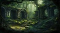 Enchanted Azalea Spirits: A Captivating Ancient Forest Illustration