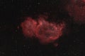 Mesmerizing view of the beautiful starry Soul Nebula in the galaxy