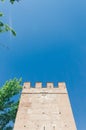 Mesmerizing view of a beautiful Tower of Catholic Diocese of Alcala de Henares, Spain