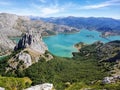 Mesmerizing view of Embalse de Riano, Picos de Europa, Spain Royalty Free Stock Photo