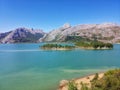 Mesmerizing view of Embalse de Riano, Picos de Europa, Spain Royalty Free Stock Photo