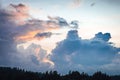 Mesmerizing view of the fluffy clouds in the sky