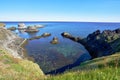 Mesmerizing view of the Gatklettur natural attraction in Arnarstapi, Iceland