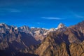 Kamet, Parvati and Neelkanth near Auli, Uttarakhand, India