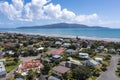 Mesmerizing view of Kapiti Island on a sunny day in Waikanae Beach, New Zealand