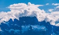 Mesmerizing view of the Meili Snow Mountains under a blue sky in Yunnan Province, China Royalty Free Stock Photo