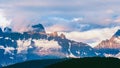 Mesmerizing view of the Meili Snow Mountains under a blue sky in Yunnan Province, China Royalty Free Stock Photo