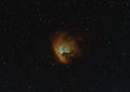 Mesmerizing view of the Pacman Nebula in the space - perfect for background