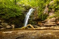 Mesmerizing view of the Peavine Falls in Oak Mountain State Park Royalty Free Stock Photo
