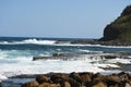 Mesmerizing view of a rocky beach in Royal National Park, Australia