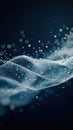 Mesmerizing Visualization of Abstract Waveforms in Digital Art Imagery for Creative Inspiration