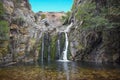 Mesmerizing waterfall hidden between rocks