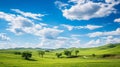 Ethereal Clouds Dancing in a Vast Blue Sky