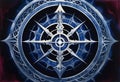 A mesmerizingly intricate glam-goth timeless quantum encryption