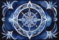 A mesmerizingly intricate glam-goth timeless quantum encryption