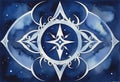 A mesmerizingly intricate glam-goth timeless quantum encryption
