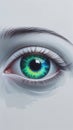 A mesmerizingly unique eye Royalty Free Stock Photo