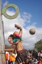 Mesoamerican ballgame Royalty Free Stock Photo