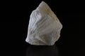 Mesolithic stone mineral on dark background