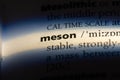 meson Royalty Free Stock Photo