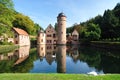 Mespelbrunn medieval castle from Germany Royalty Free Stock Photo