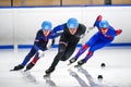 Lausanne, Switzerland, April 3, 2022 : Olympic Cities Trophy and Swiss Short Track Championship at Vaudoise Arena