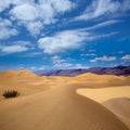 Mesquite Dunes desert in Death Valley National Park Royalty Free Stock Photo