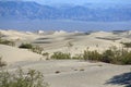 Walking on Mesquite Sand Dunes Royalty Free Stock Photo