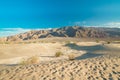 Mesquite Sand Dunes vista point in Death Valley National Park, California Royalty Free Stock Photo