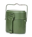Mess kit military Isolated on a white background Royalty Free Stock Photo