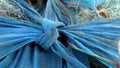 Mess of nylon tangled fishing nets Royalty Free Stock Photo