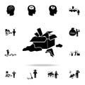 mess with things icon. Detailed set of chaos element icons. Premium graphic design. One of the collection icons for websites, web Royalty Free Stock Photo