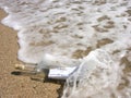 Message in the bottle Royalty Free Stock Photo