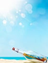 Message in a bottle Royalty Free Stock Photo
