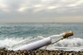 Message in a bottle Royalty Free Stock Photo