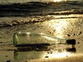 Message in a bottle - 6 Royalty Free Stock Photo