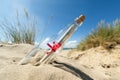 Message in a bottle Royalty Free Stock Photo